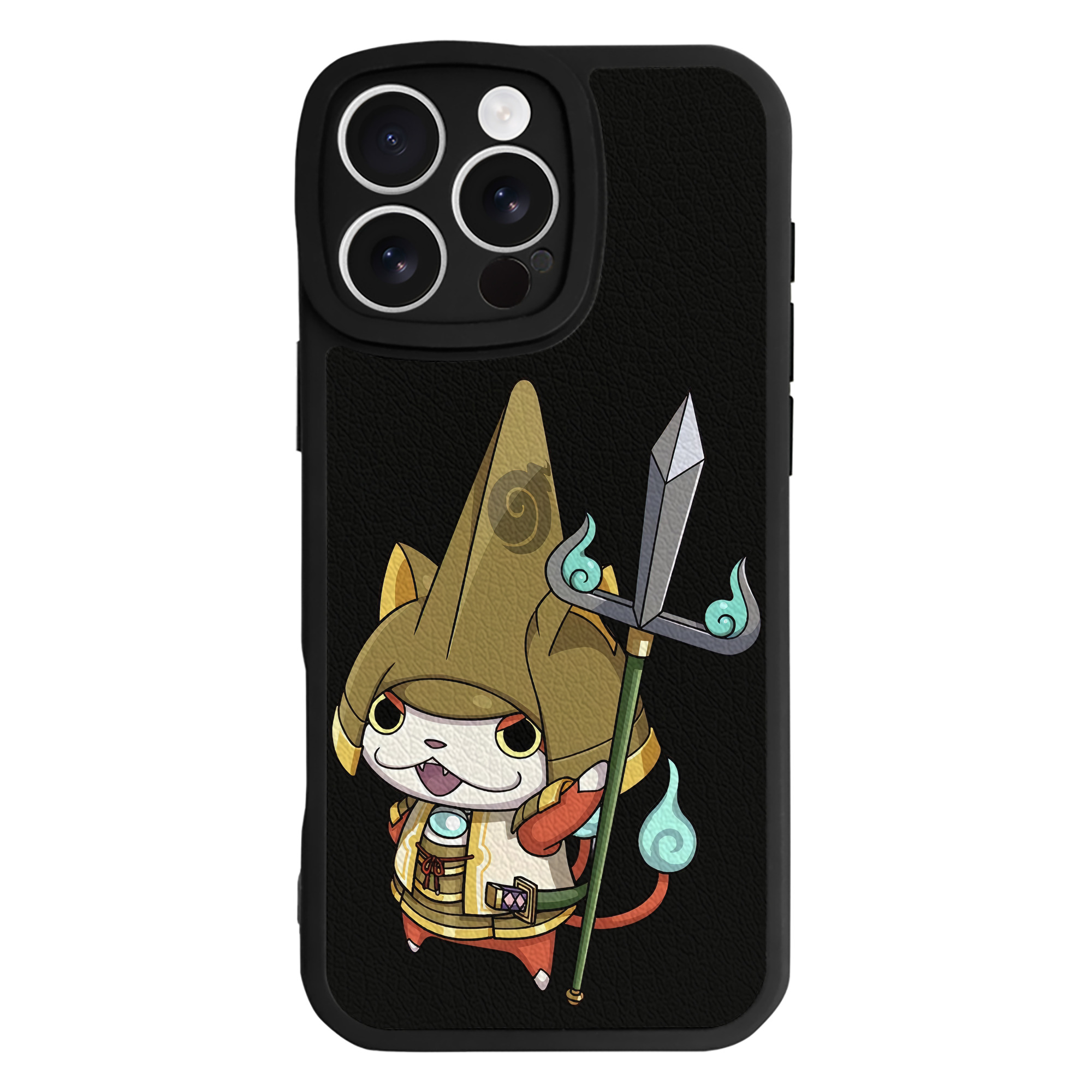 （画像用） 妖怪ウォッチ Yo-kai Watch 【iPhone 16シリーズ対応】シリコンスマホケース（レザー調） 材質：シリコン